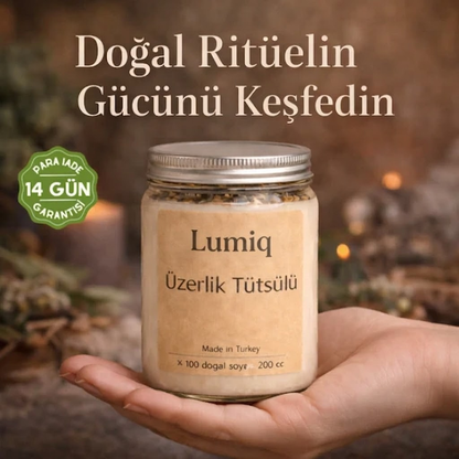 Lumiq Nazar Arındırıcı Ritüel Mum (Üzerlik & Ada Çayı)